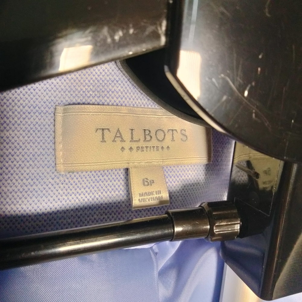 Talbots Aberdeen Light Blue Two Button Blazer Jac… - image 5